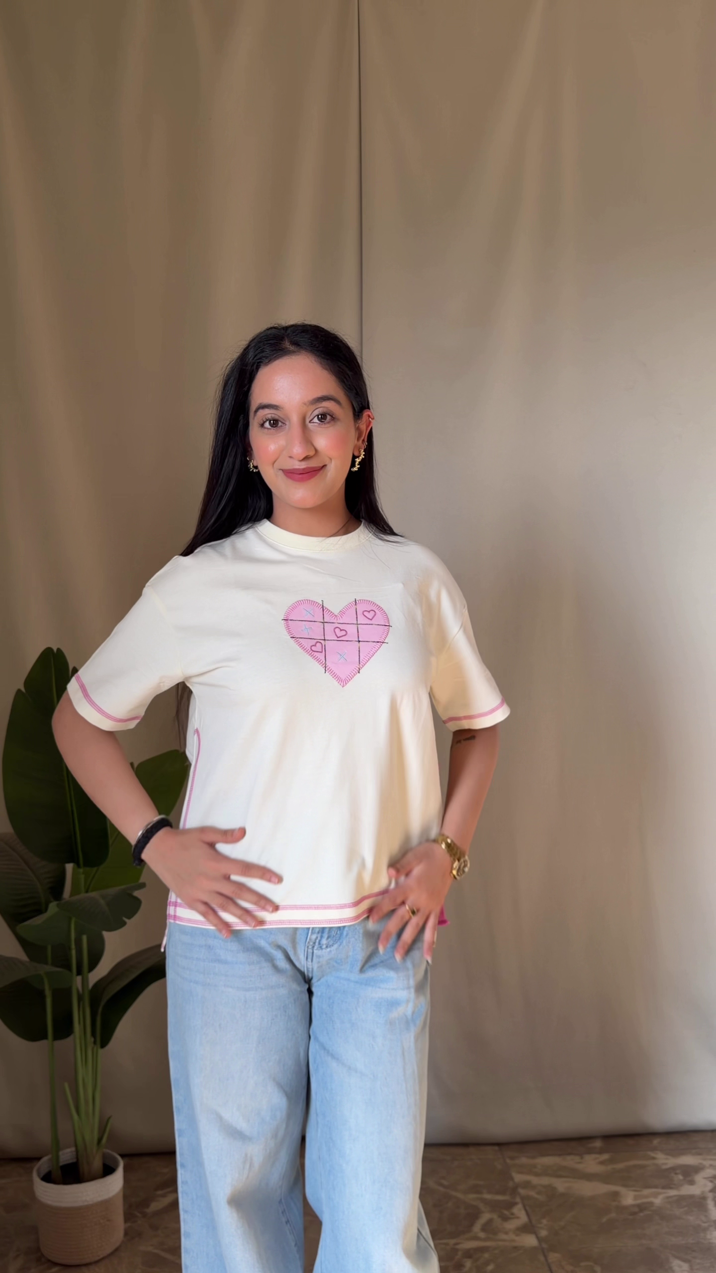 Cute Heart Graphic Tee
