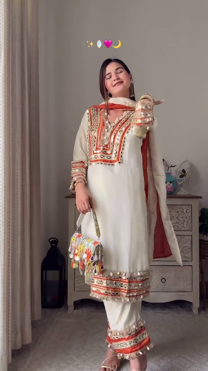 Royal Purple Embellished Suit Set