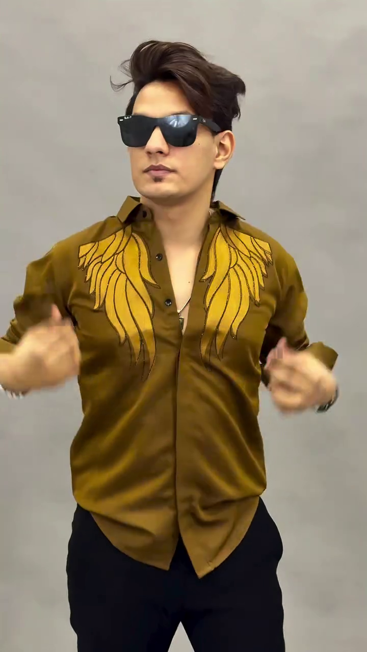 Golden Statement Party Shirt