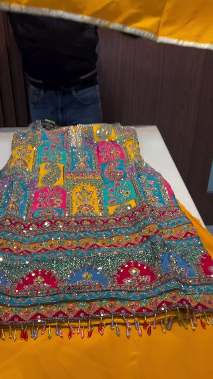 Multicolor Heavy Embroidered Kurti