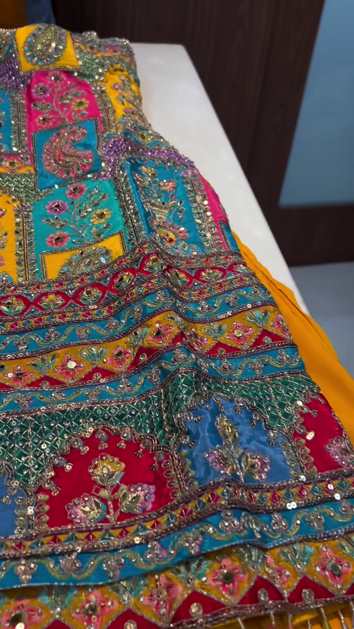 Multicolor Heavy Embroidered Kurti