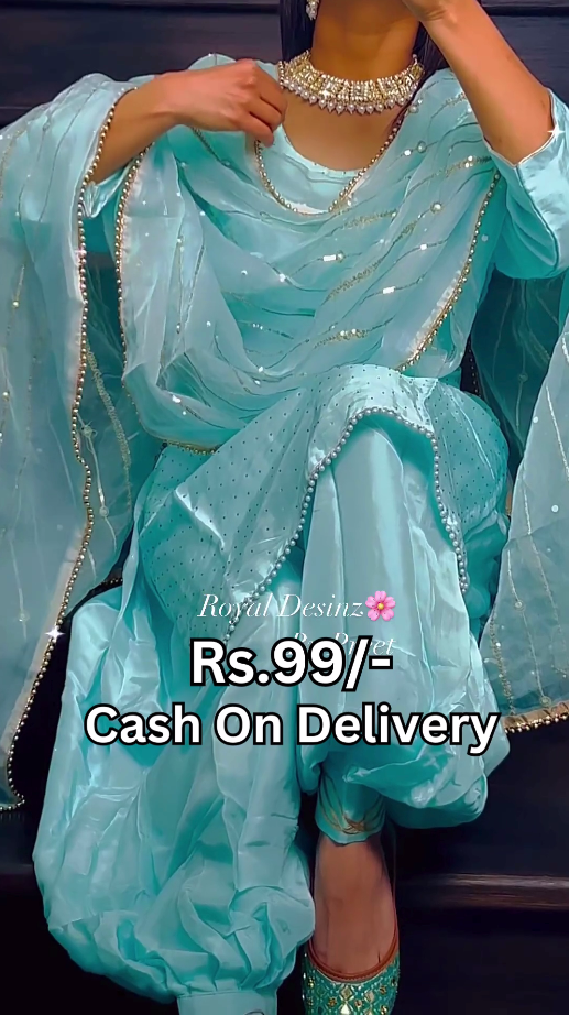 Dhoti Salwar and Dupatta Set's