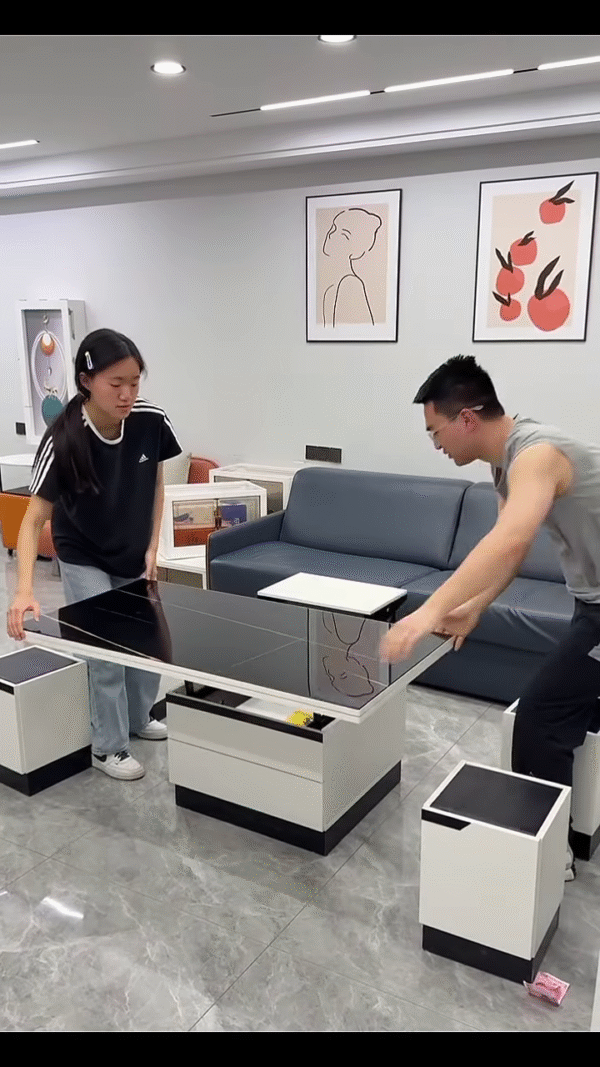 🪑✨ Space-Saving Smart Coffee Table Set – Style Meets Function! 🏡🧠 - Image 5