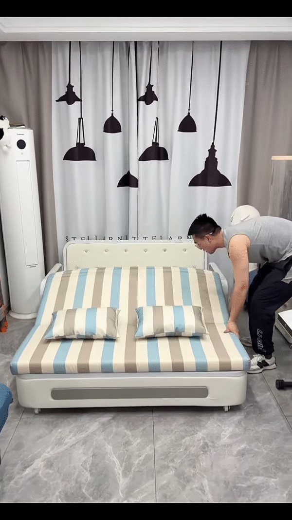 🛏️ Title: “Fold, Relax, Repeat – The Smart Foldable Bed You Need!” - Image 3