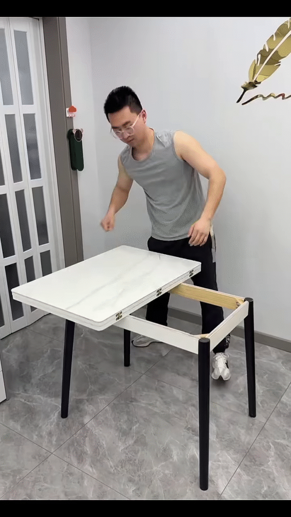 🛋️🔁 2-in-1 Magic Folding Table – Your Space-Saving Hero! 🔧✨ - Image 2