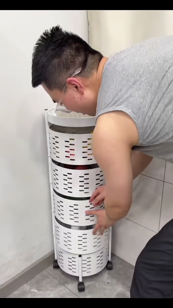“360° Rotating Storage Rack – Your Home’s Smartest Organizer!” - Image 2
