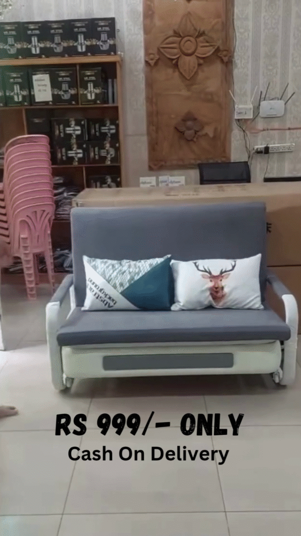 🛋️ Compact Sofa Bed – Style Meets Functionality! ✨