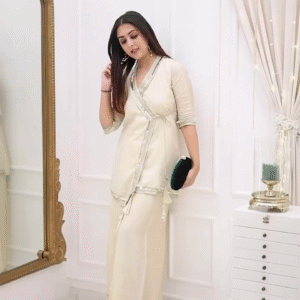 Off-White Dola Silk Designer Co-ord Set