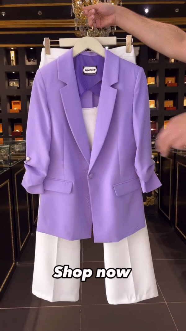 Buy Lavender Blazer Suit for Women